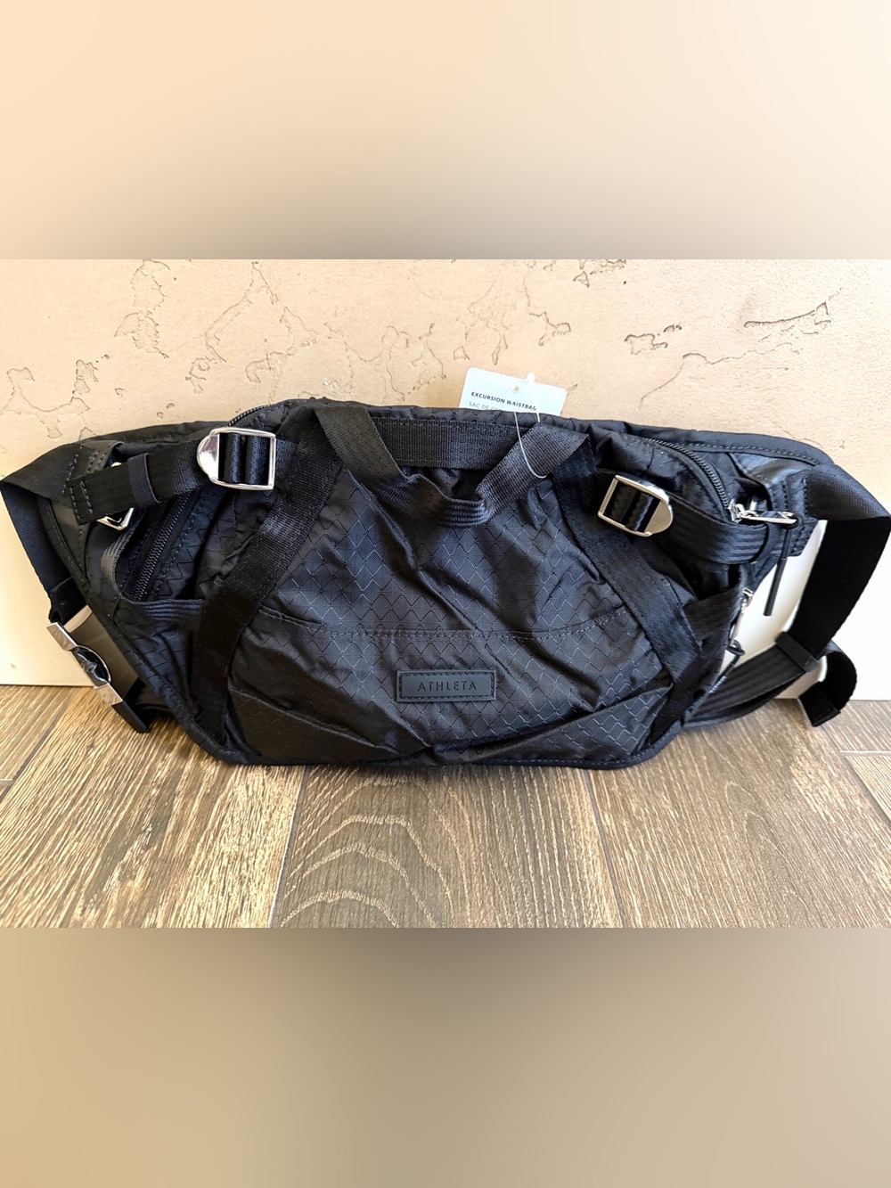 Athleta Women’s Black Excursion Large Belt/Crossbody Bag - Picture 11 of 12